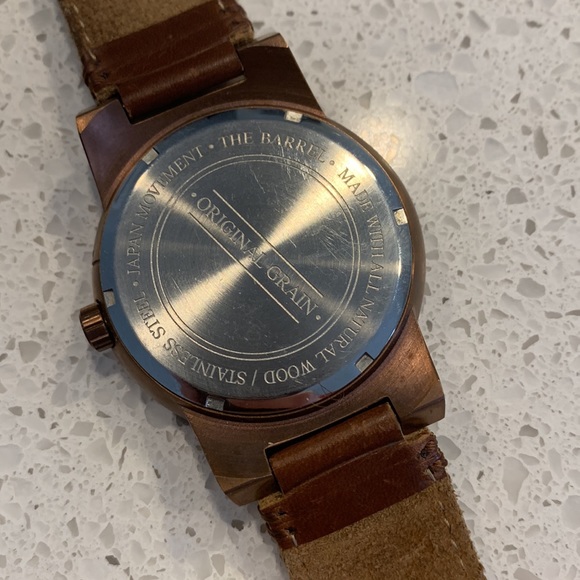Original Grain watch leather and wood grain - Picture 3 of 3